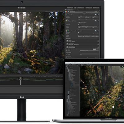 macbook pro lg ultrafine 2018