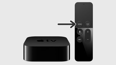 Apple TV HD Siri Remote Tanpa Dering Menu