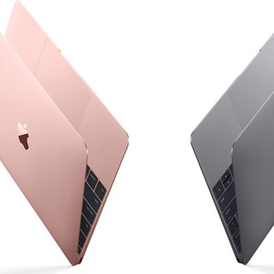 12 inch MacBook Rose Gold color