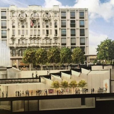 apple store milan italy render