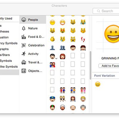 emoji placeholders