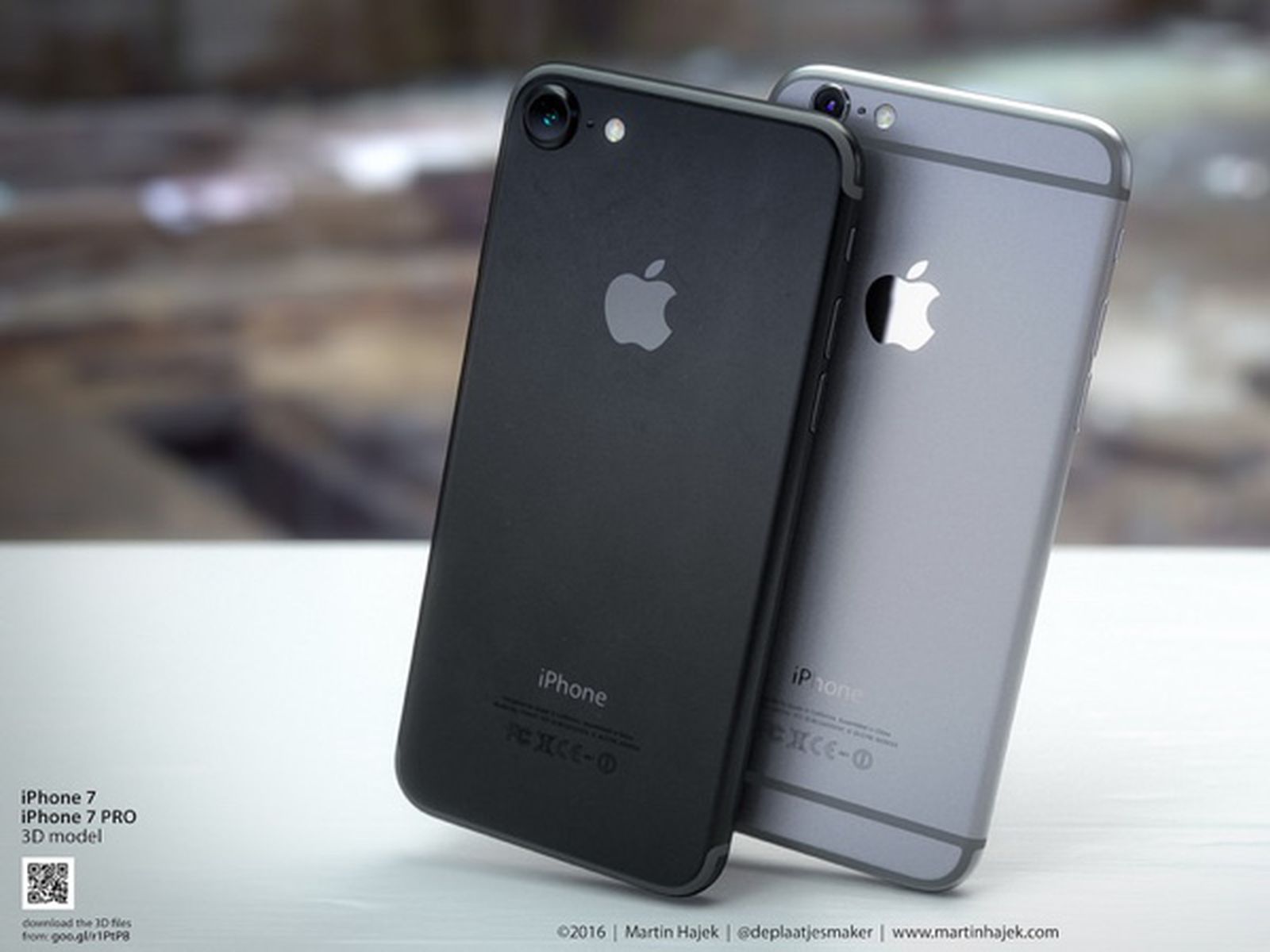 Dark Space Gray Iphone 7 Conceptualized In New Renderings Macrumors