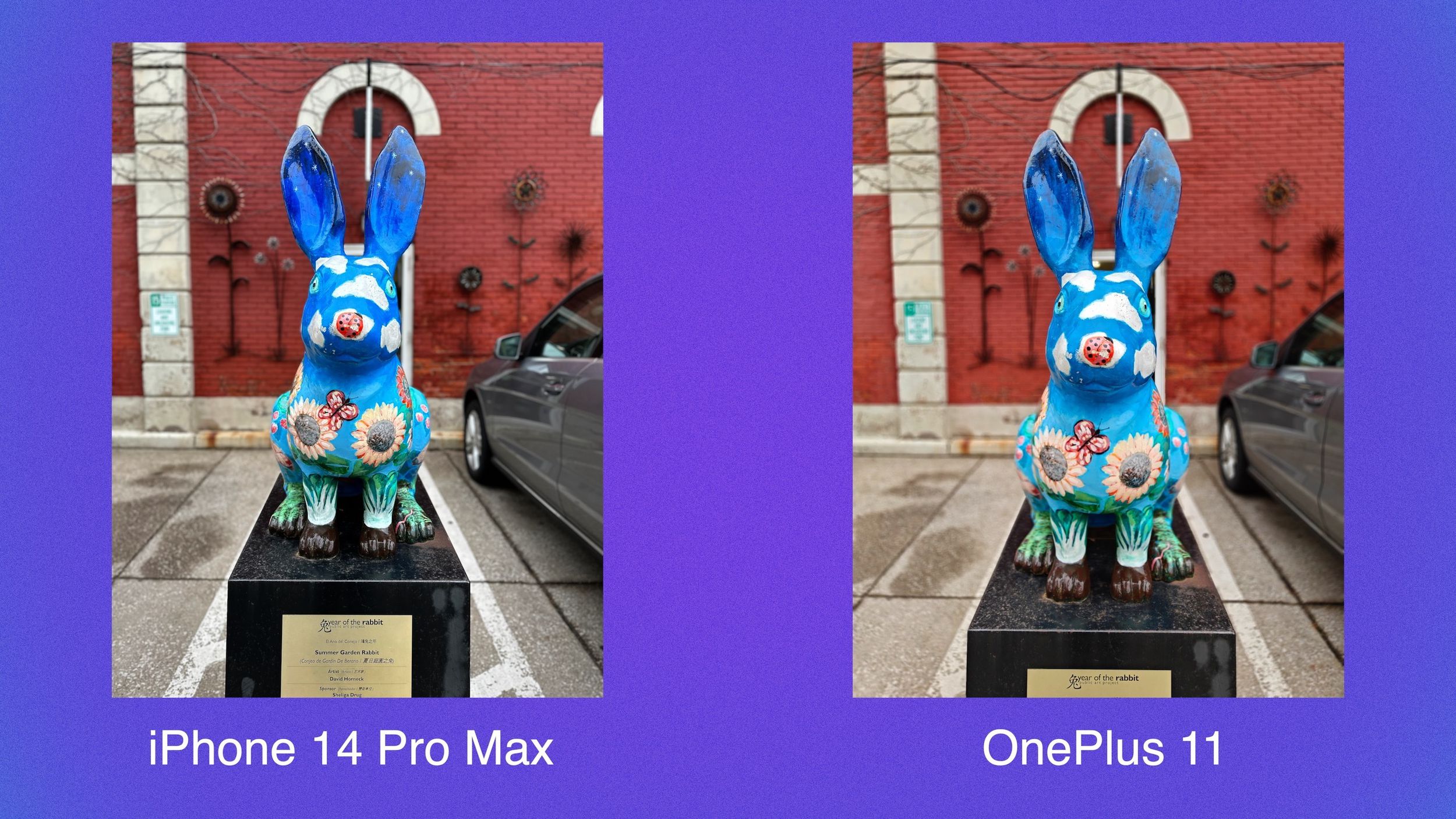 oneplus 11 vs iphone 14 pro max violet specs