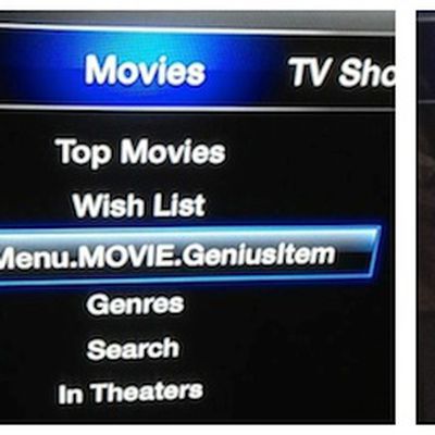 apple tv genius option combined