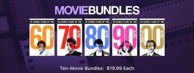 itunes movie sale decades