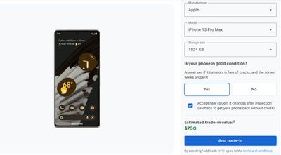 pixel 7 pro trade in