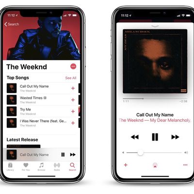 the weeknd apple music