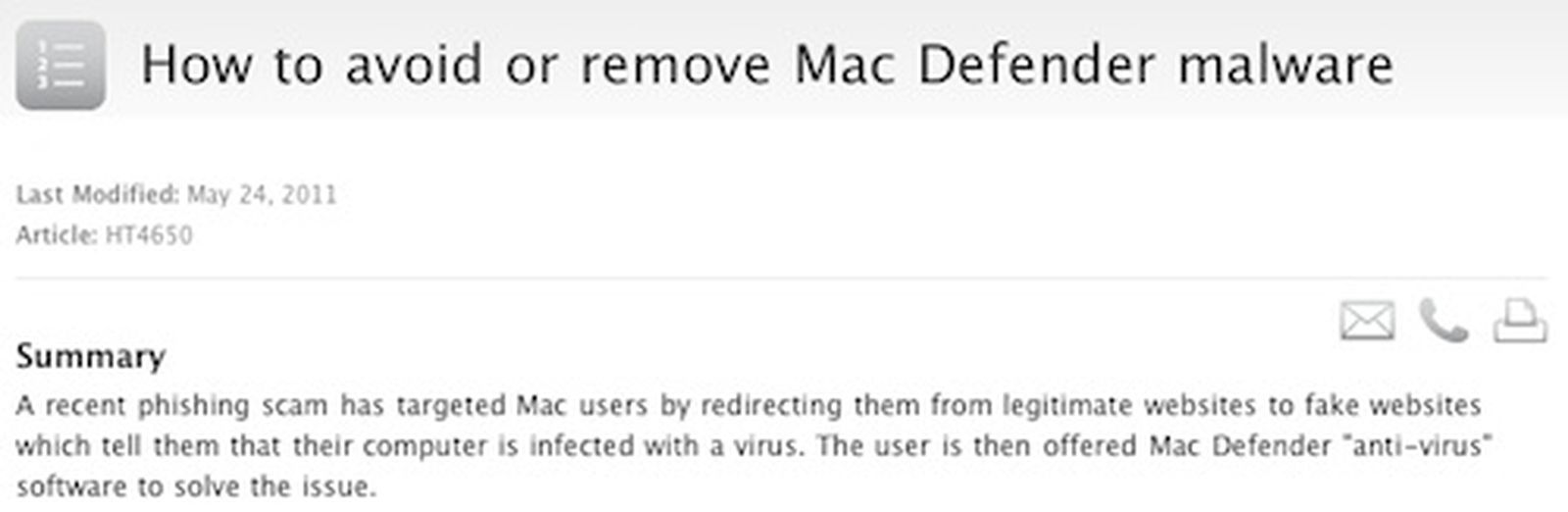 how to remove malware from mac 2011