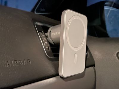 Belkin Car Vent Mount PRO with MagSafe review: A simple solution to driving  with the iPhone 12