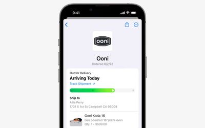 ios 16 wallet order tracking