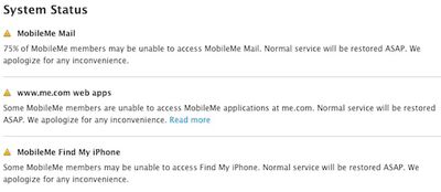 mobileme status down 92911