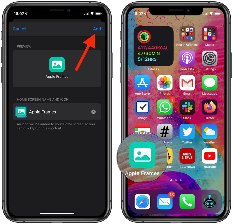 How to add a shortcut from the ios shortcuts app to your home screen macrumors