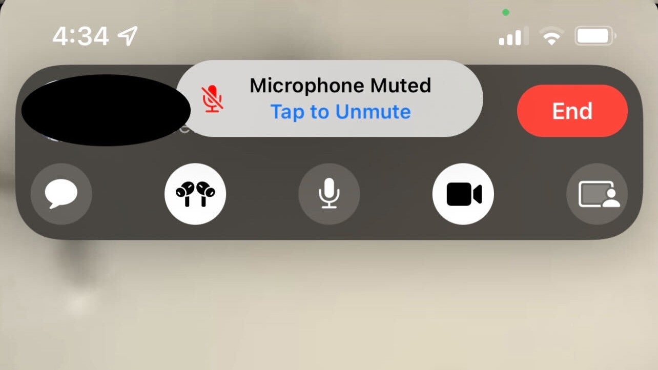 FaceTime on iOS 15 Alerts You If You Try to Talk While Muted - MacRumors