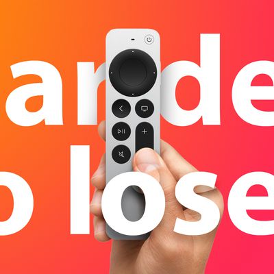 Siri Remote 2 harder to lose Feature