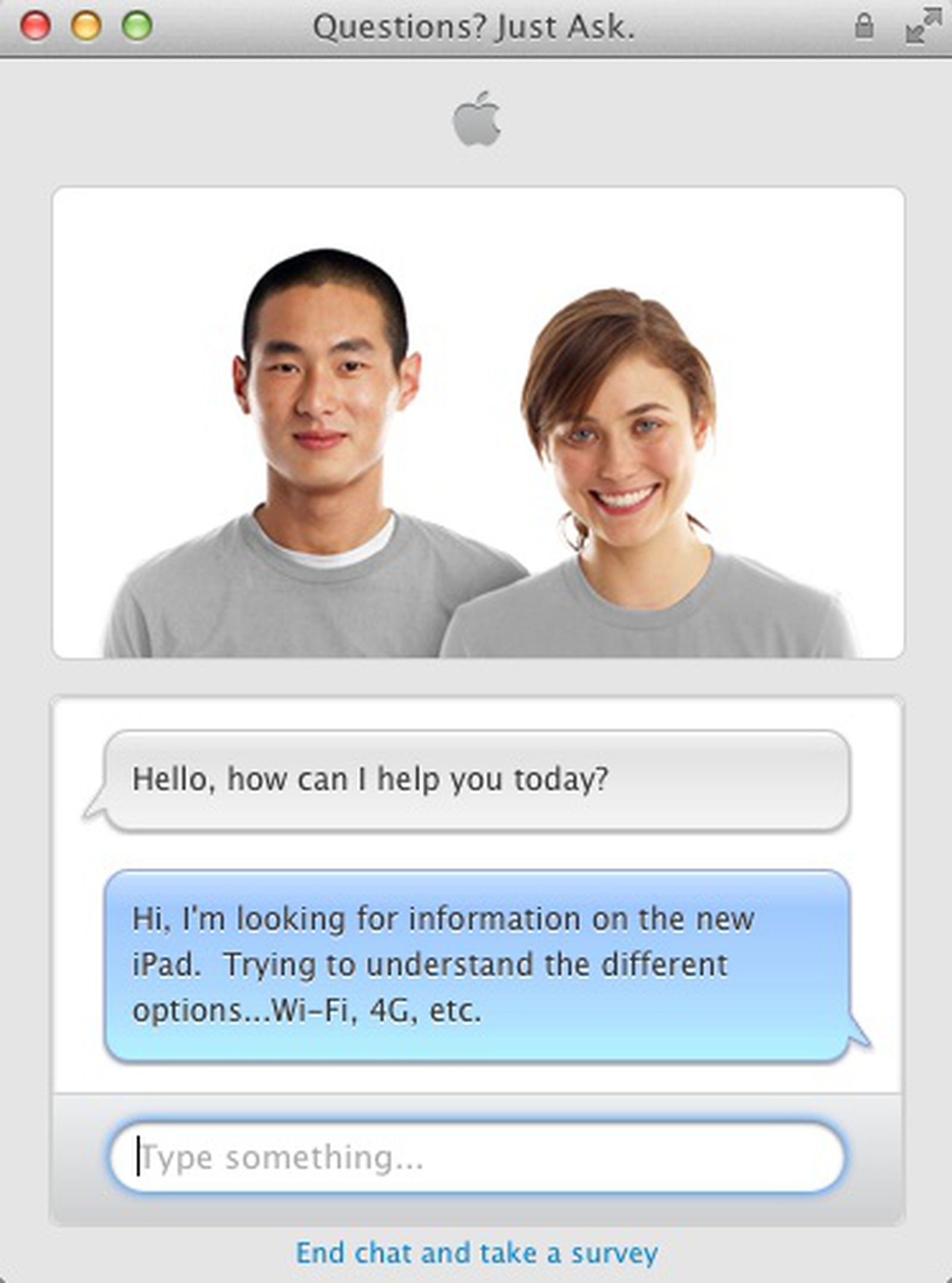 Chat usa apple support I can’t