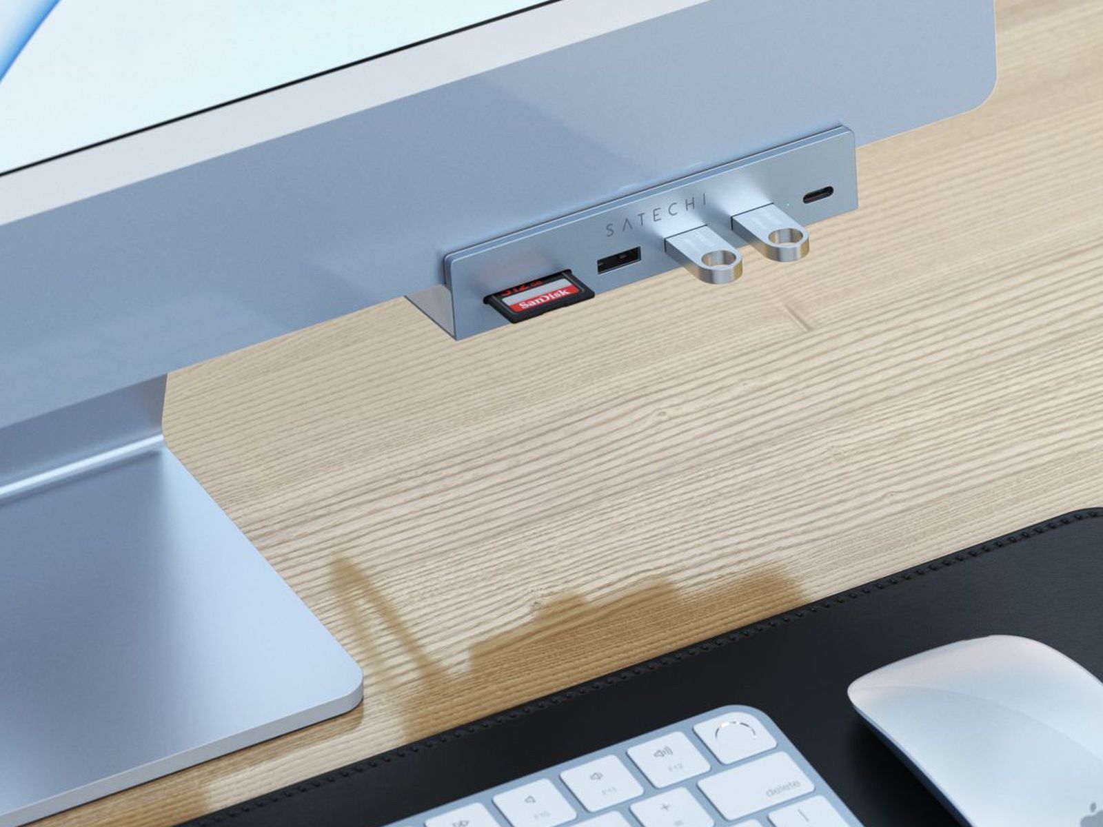 Bedre Udover Medicin Satechi Launches New USB-C Clamp Hub for M1 iMac - MacRumors