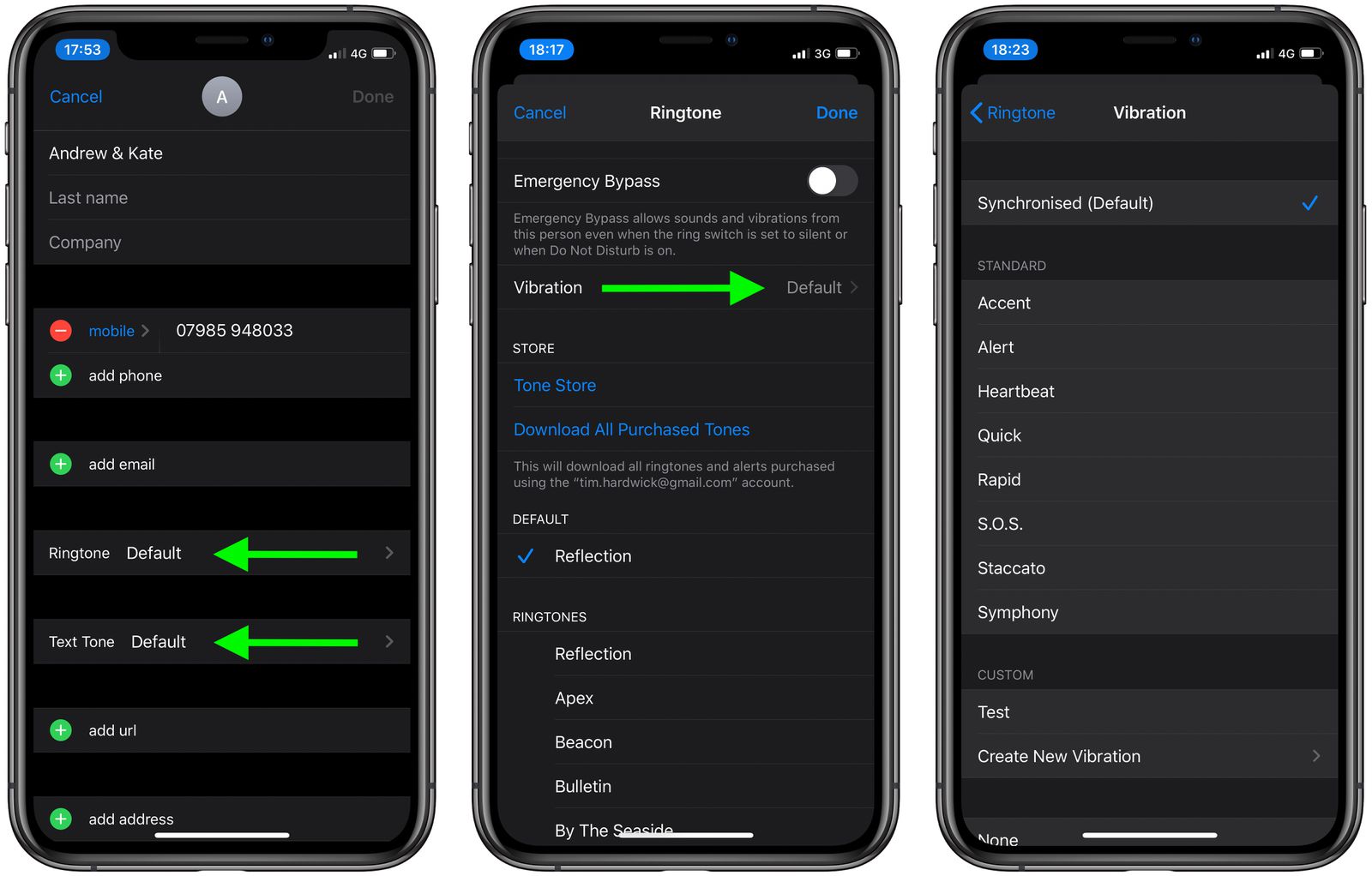 How to Set a Custom Vibration Alert for a Specific Contact on iPhone
