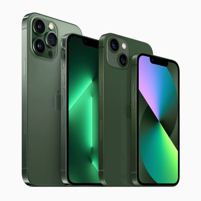Apple Unveils New Iphone 13 Green And Iphone 13 Pro Alpine Green Colors Macrumors