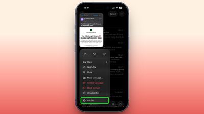 ask siri email ios 27
