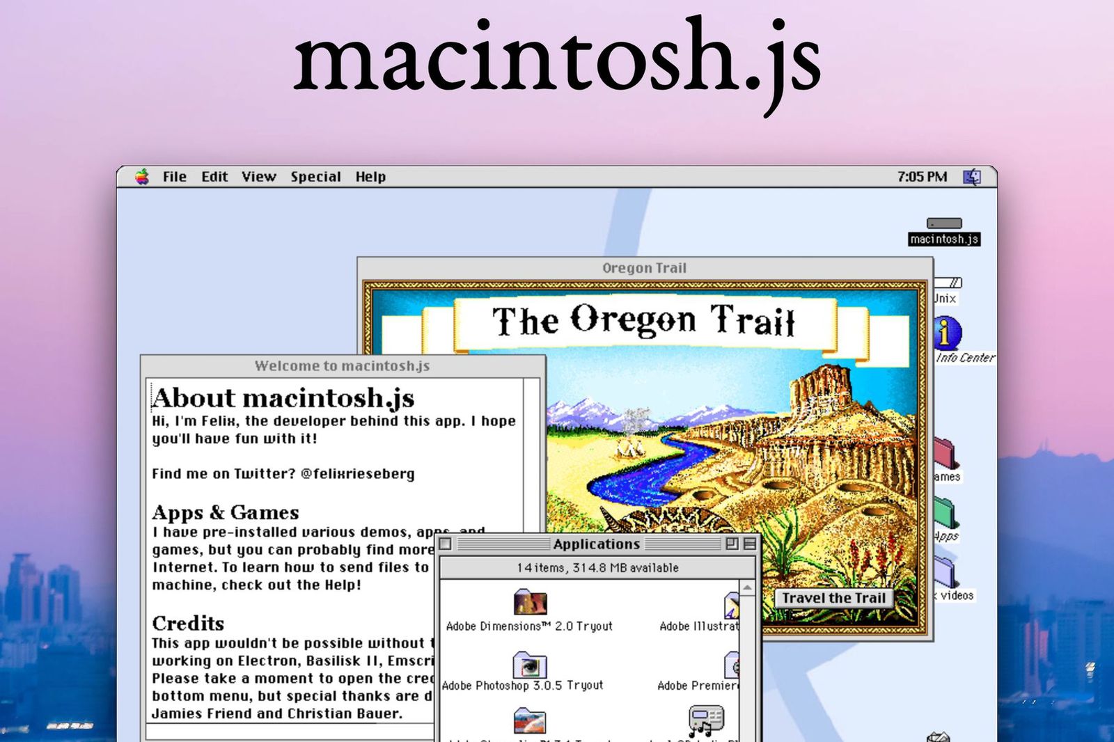 mac system 7 emulator for os x