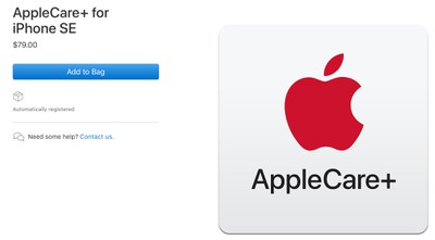 Applecare For New Iphone Se Costs 79 Macrumors