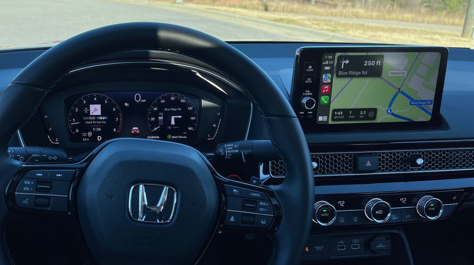 2022 Honda Civic Wireless CarPlay Review MacRumors