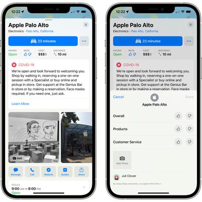 apple maps ratings 1