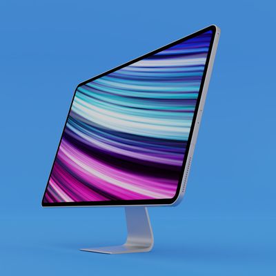 2020 iMac Mockup Feature Blue