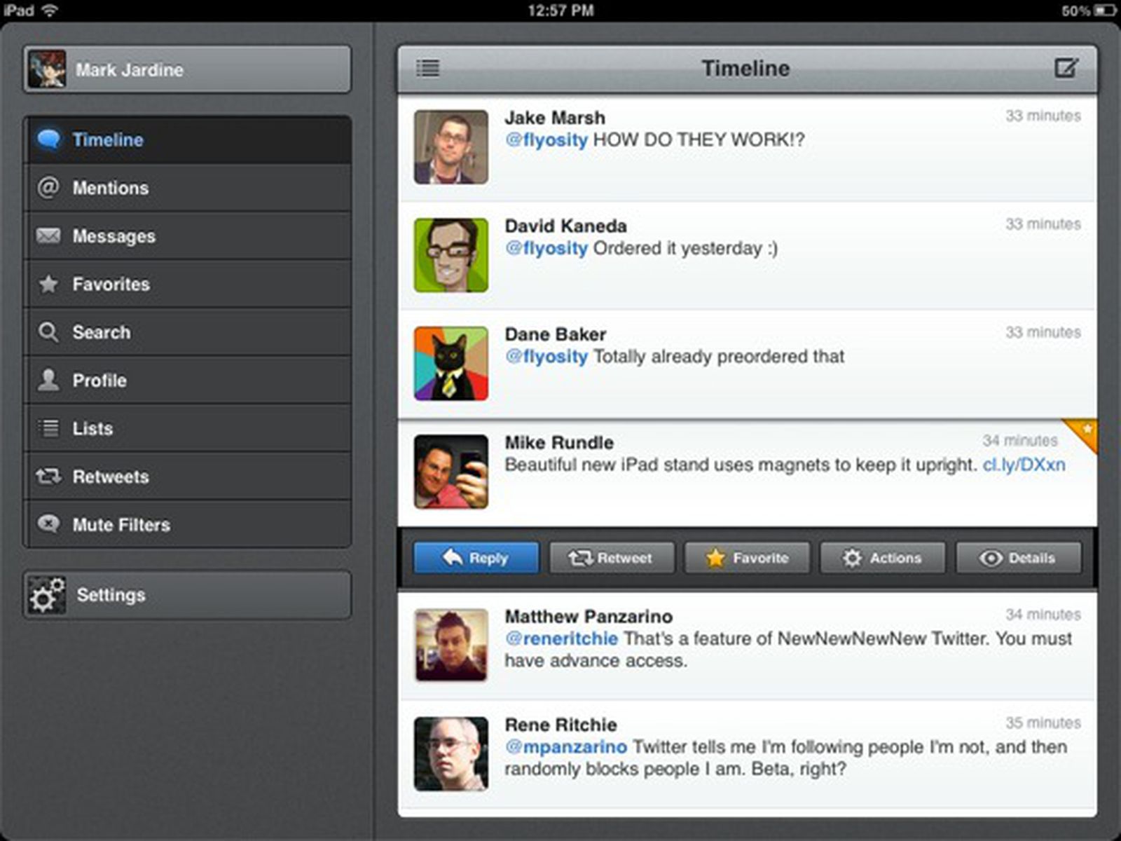 Tweetbot for iPad Hits The App Store - MacRumors