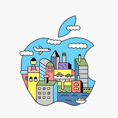 apple event logo city