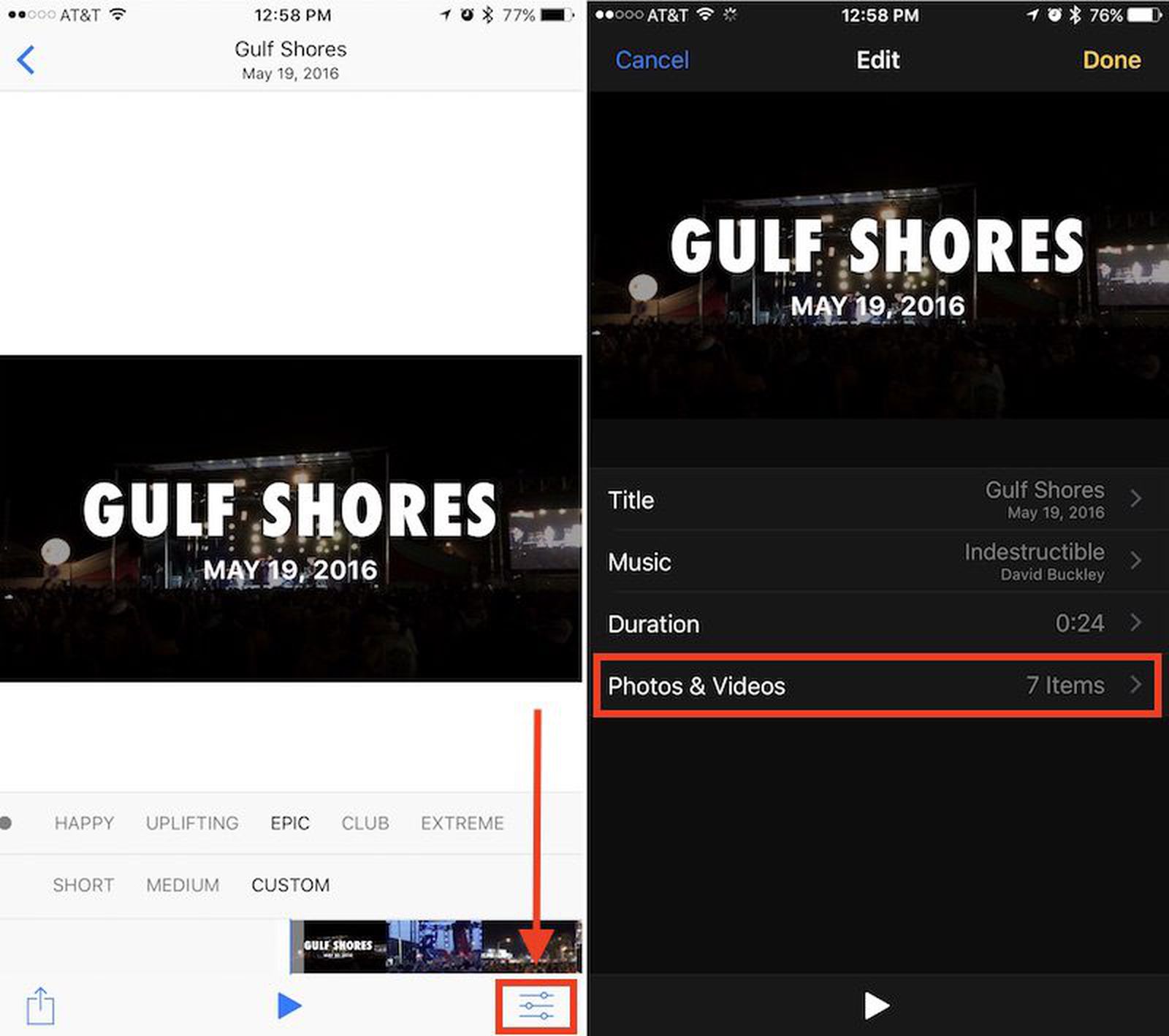 Photos in iOS 10 How to Edit Memories MacRumors