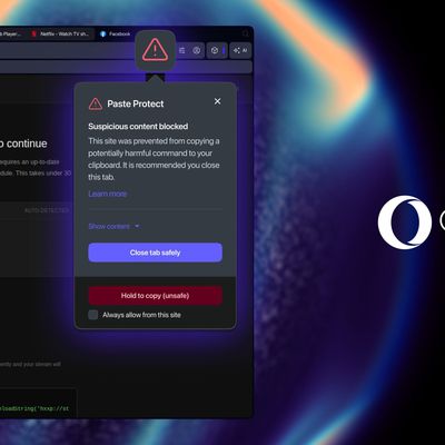 Paste Protect opera
