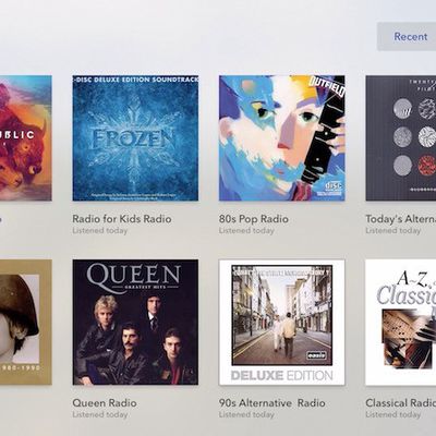 pandora apple tv stations