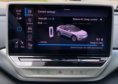 2021 vw id4 charging