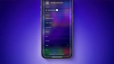 iOS 18 Control Center Background Sounds