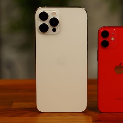 iphone 12 mini pro max side by side