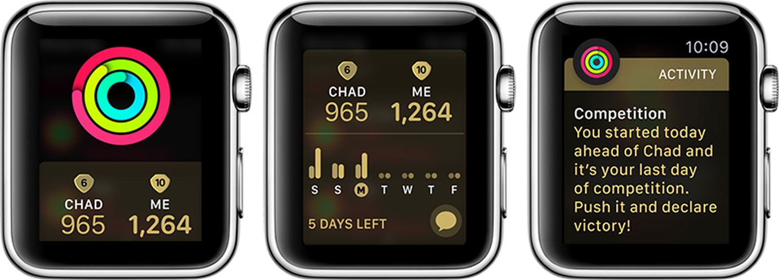 How to Start an Activity Competition With a Friend in watchOS 5 - MacRumors