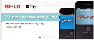Suntrust Bank And Bi Lo Winn Dixie Harveys Grocery Stores Add Apple Pay Support Updated Macrumors