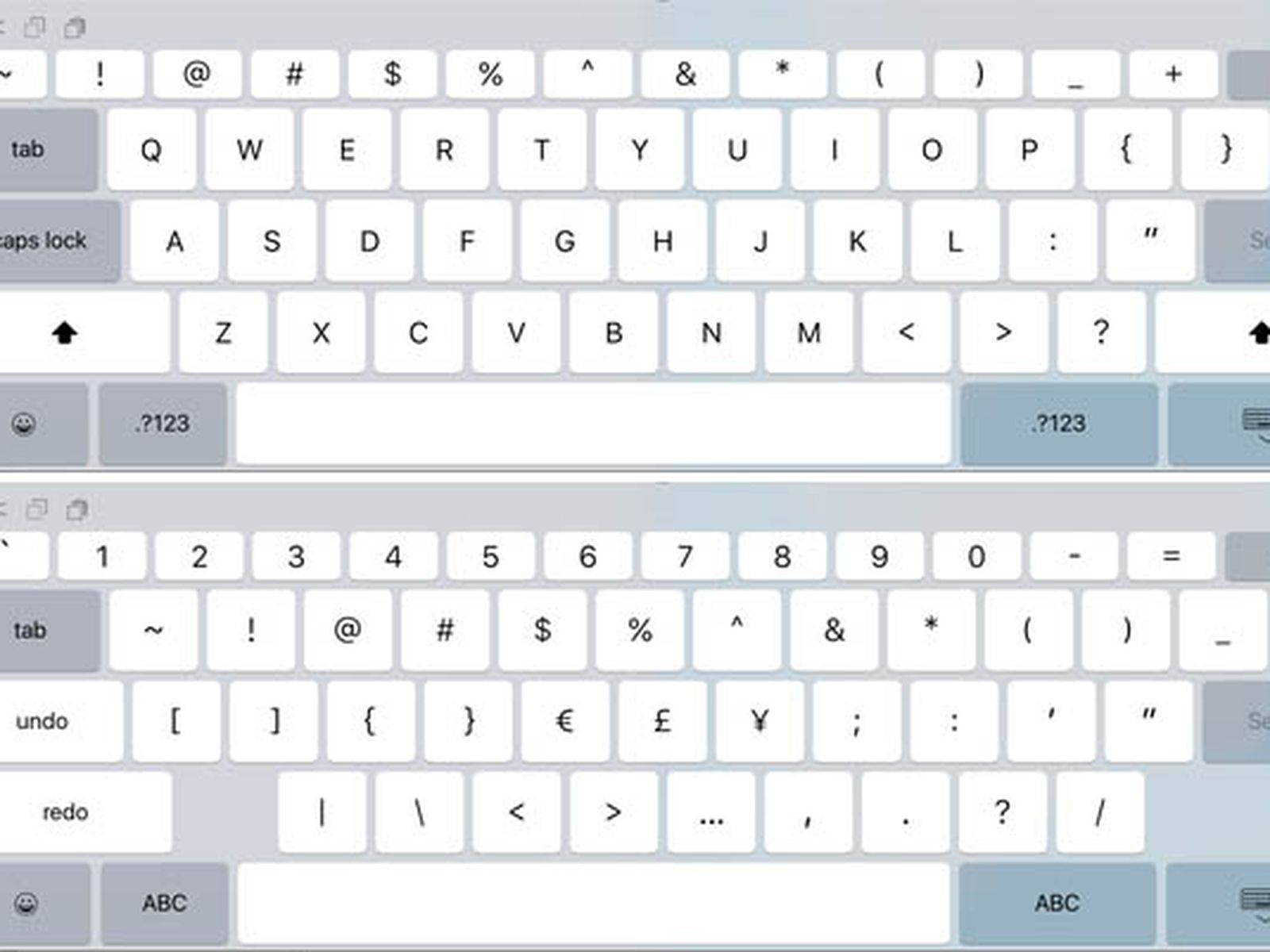 Ios 9 Ipad Keyboard Scales To Larger Size Hinting Towards Ipad Pro Macrumors