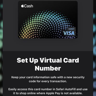 apple cash virtual card number