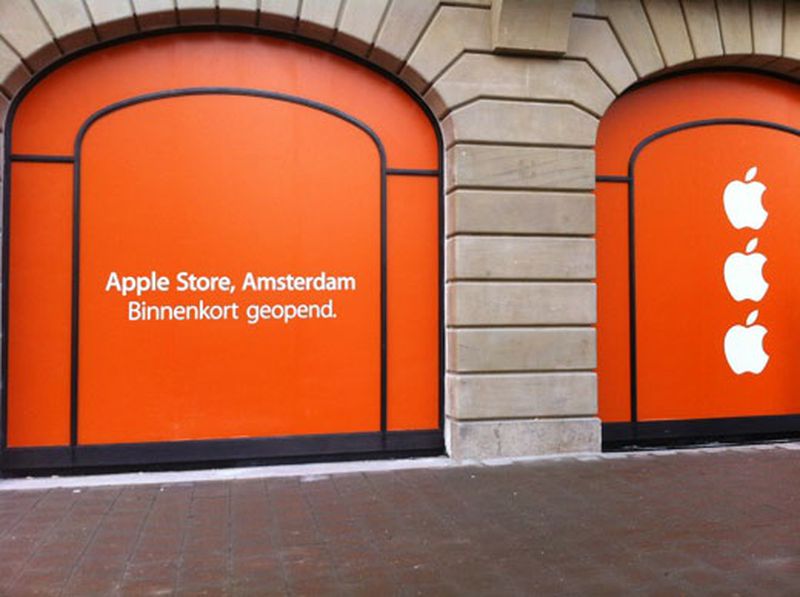 Apple Unveils Striking New Window Coverings at Amsterdam