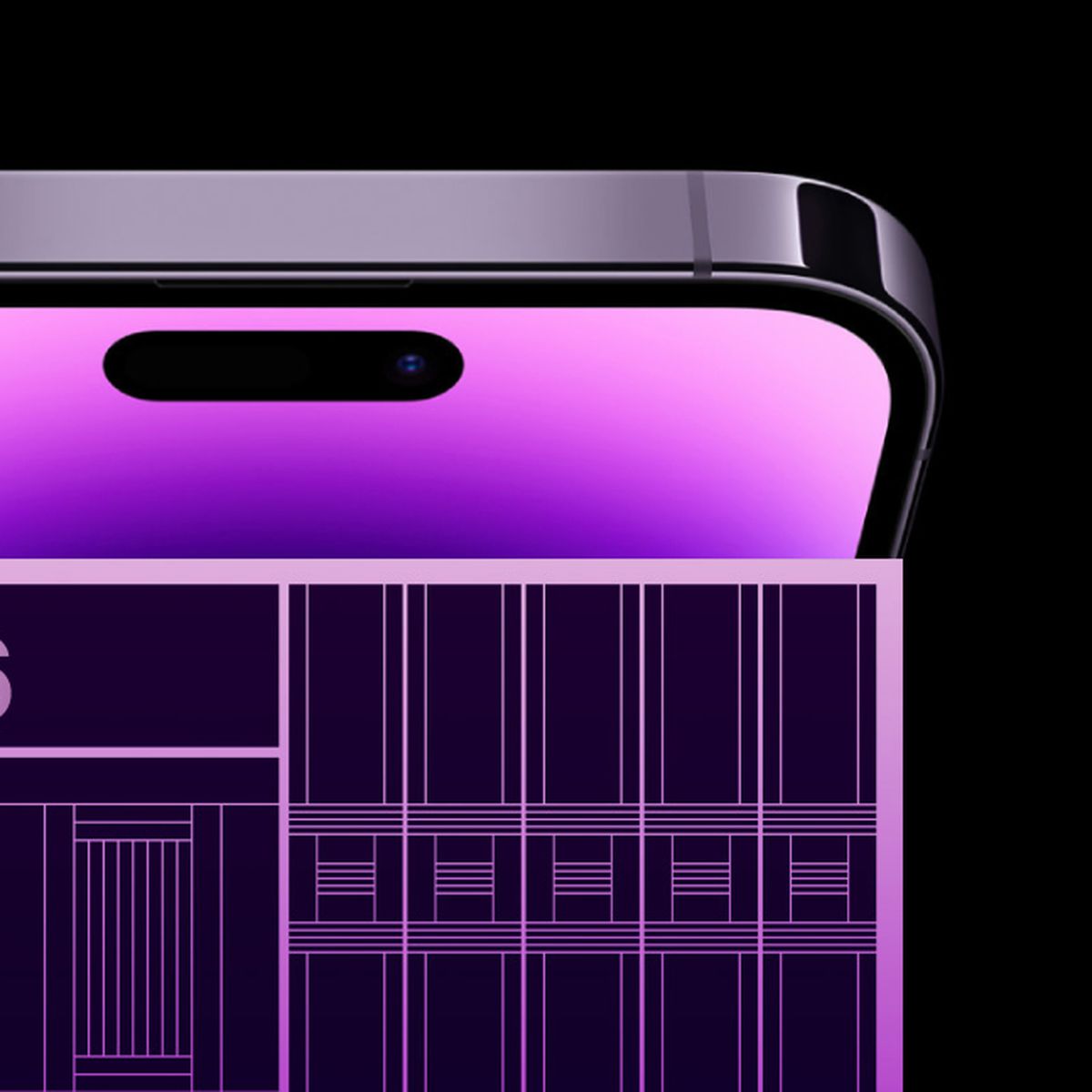 Purple Dragon iPhone 13 Pro Max Wallpaper