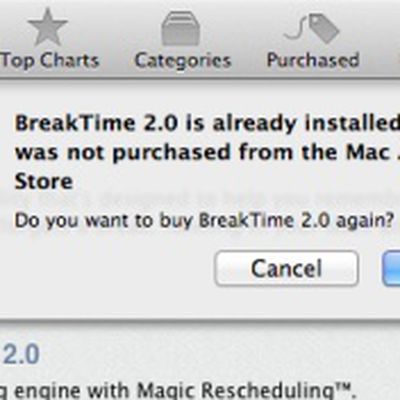 mac app store rebuy warning