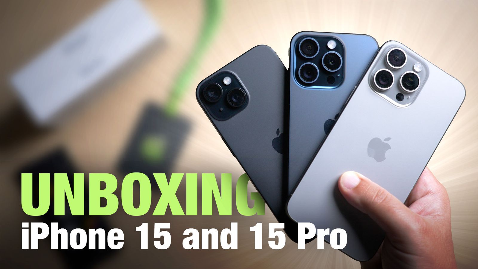 Video: iPhone 15 and iPhone 15 Pro Unboxing - MacRumors