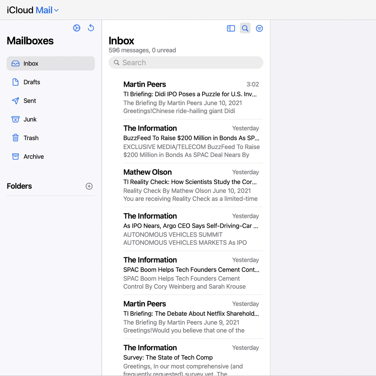 iCloud Mail gets redesigned interface on the web - 9to5Mac