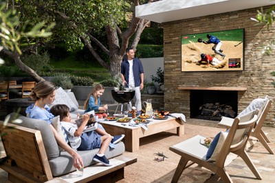 Samsung S New Outdoor Terrace Smart Tv Supports Apple Tv App And Airplay 2 Macrumors