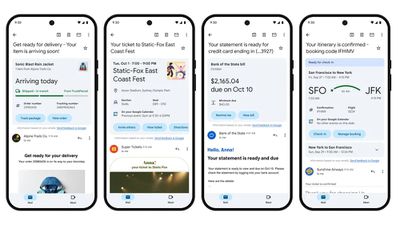 Το Gmail λαμβάνει ανανεωμένες κάρτες σύνοψης για εκδηλώσεις, ταξίδια, παρακολούθηση αγορών και πολλά άλλα