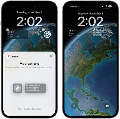 widget de medicación ios 16 2