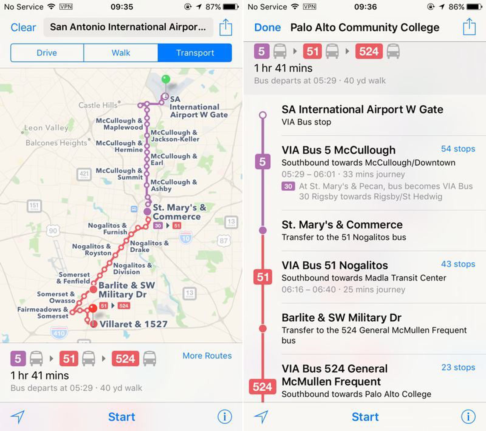 Apple Maps Expands Transit Data to San Antonio and DallasFort Worth