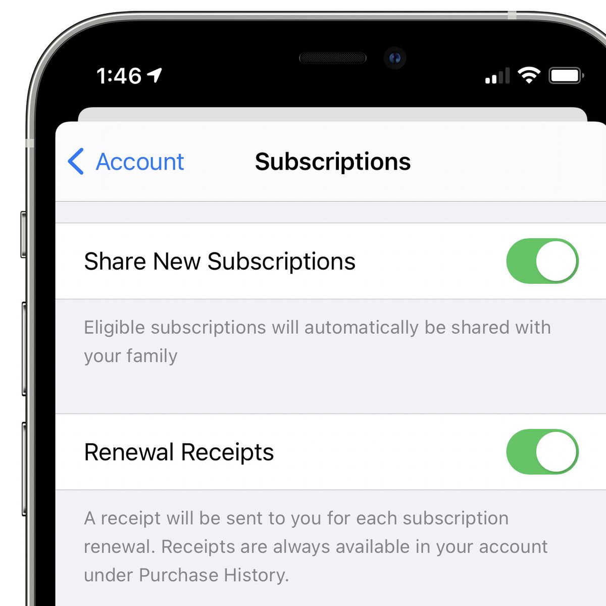 Apple Family Sharing – Share apps, games, subscriptions and more